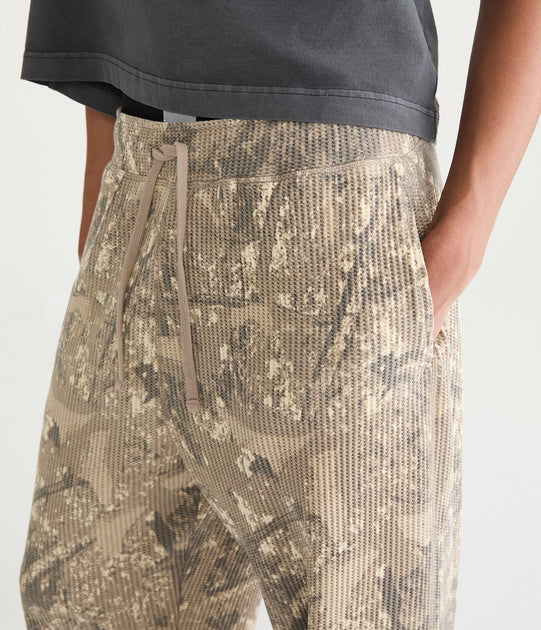 Aeropostale Waffle-Knit Lounge Pants Multi Small 4