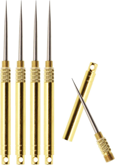 AMEXIN JOY Portable Toothpick Holder Gold 2