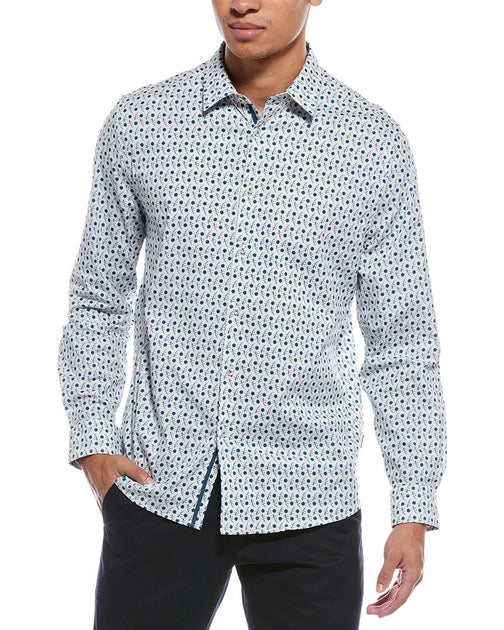 Stone Rose Comfort Stretch Shirt Blue Small 2