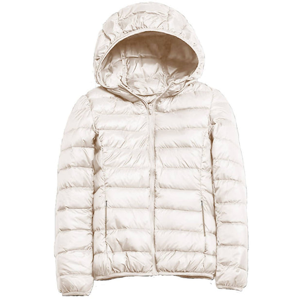 Tee Packable Lightweight Puffer Jacket Yellow Small 3