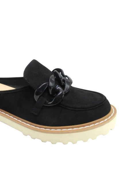 Pierre Dumas Mora Slide Shoe Black 10 3