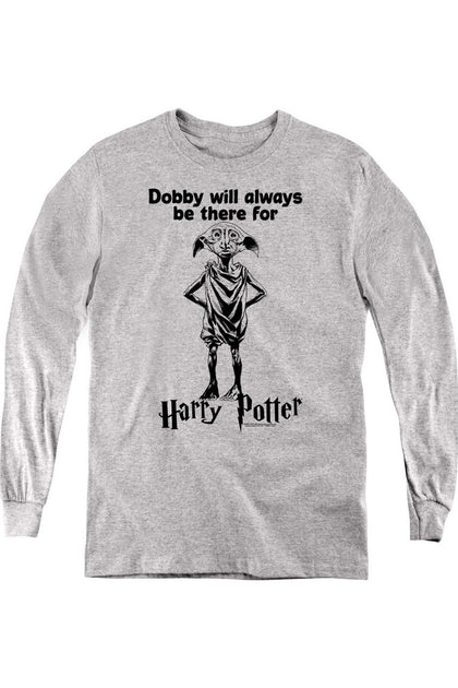 Gildan Harry Potter Always Be There Youth Long Sleeve Tee Grey Medium 2
