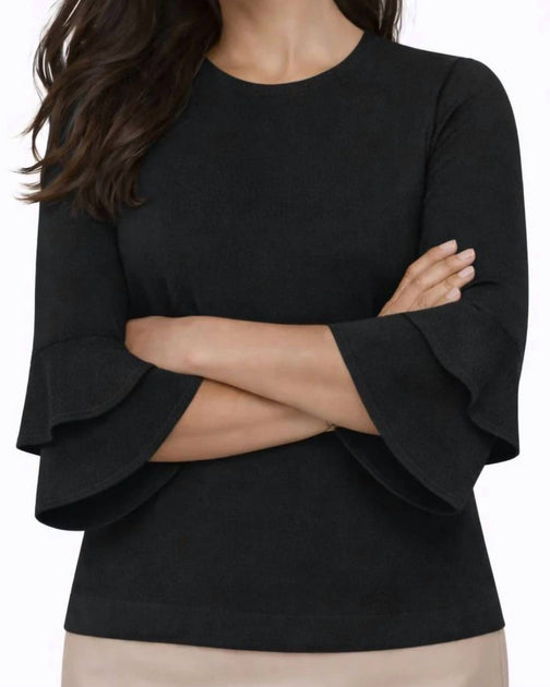 J'Envie Eli Sola Top Black XSmall 3