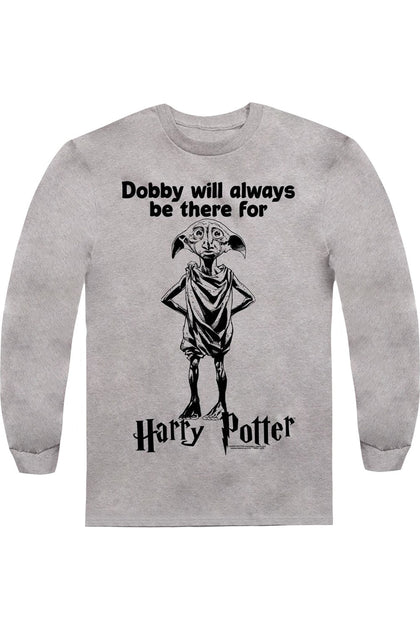 Gildan Harry Potter Always Be There Long Sleeve T-Shirt Grey XXL 2