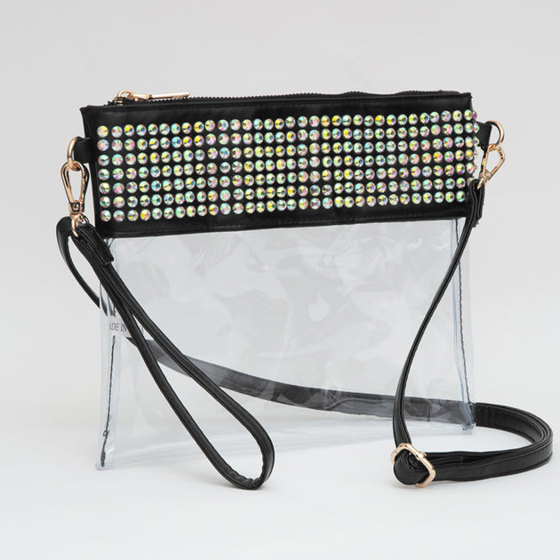 FASHNZFAB Crossbody Bag Transparent Multi One Size 2