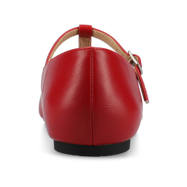 Journee Collection Theah Flats Red US 12 4