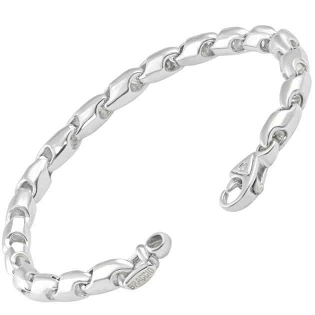 Pompeii3 Seed Link Bracelet Silver 8.5in 3