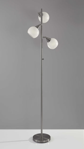 Hivvago Floor Lamp Brushed Steel 3