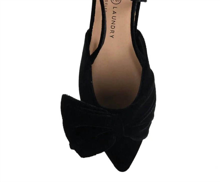 Chinese Laundry Harmony Velvet Flats Black US 6 4
