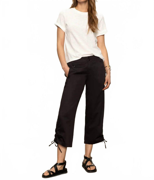 Sanctuary Utility Capris Pant Black XLarge 4