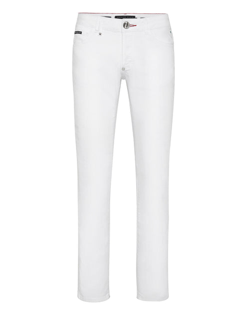 Philipp Plein Pantalons Jean Super Straight Cut Blanc 36 2