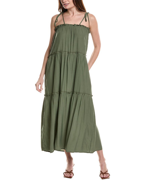 Maison Maar Tiered Midi Dress | ShopSimon