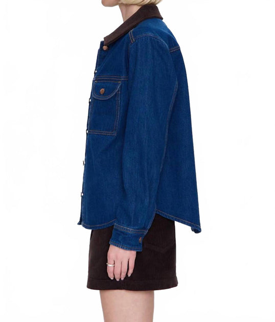 PISTOLA Devon Barn Jacket Blue Medium 4