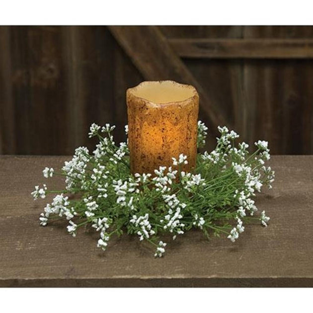 Hivvago Pixieflower Candle Ring Cream 3in 2