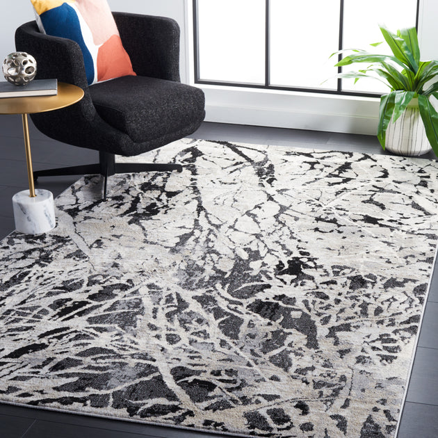 Safavieh Jasper Area Rug Black/Ivory 2