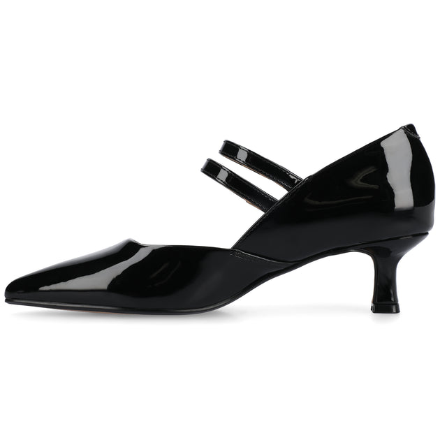 Journee Collection Carnation Mary Jane Pumps Black US 6.5 3