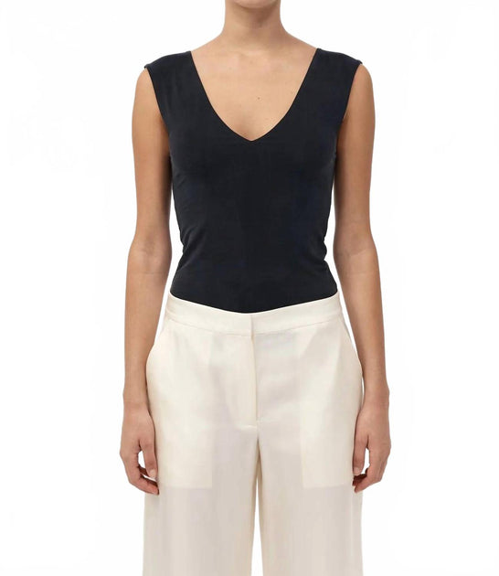 St. Agni 90s Cupro Top Black Medium 2