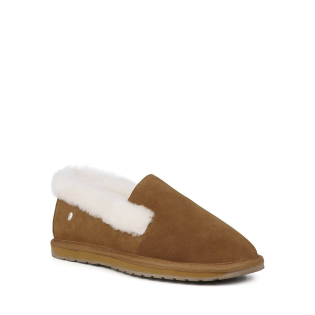 EMU Australia Blanche Cuff Slipper Brown US 9 2