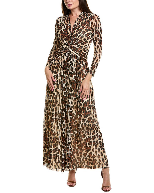 Anne Klein Twist Front Maxi Dress