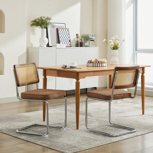 GOODSILO Cantilever Dining Chair Black 3