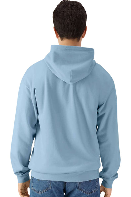 Gildan Softstyle Full-Zip Hooded Sweatshirt Blue 4XLarge 4