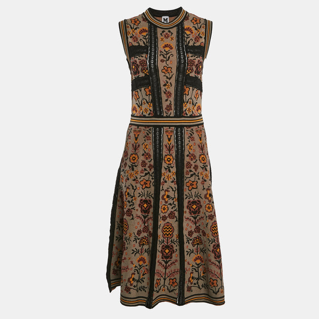 M Missoni Knit Sleeveless Dress Multicolor Medium 2