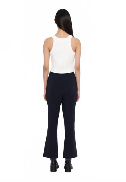 CLOSED Cropped Racer Tank Ivory XS 4