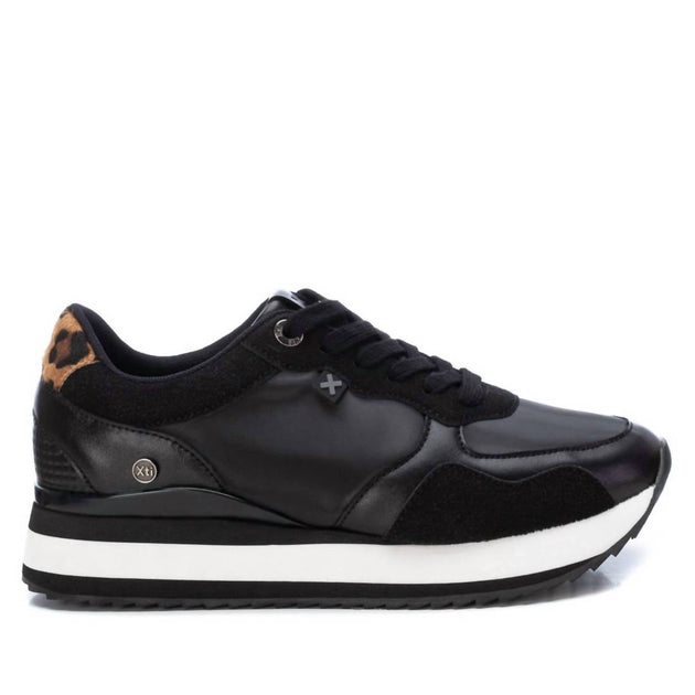 Xti Lace-Up Sneakers Black US 10 2