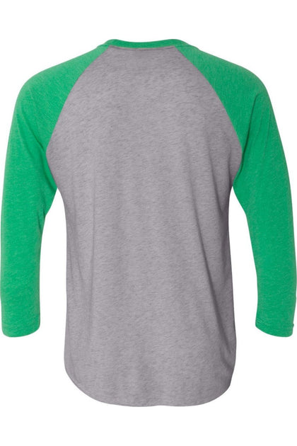 Next Level Unisex Triblend Three-Quarter Raglan T-Shirt Multi XSmall 3