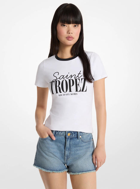 Michael Kors St. Tropez T-Shirt White Large 3
