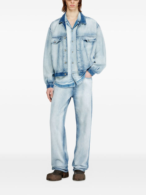 Diesel Wide-Leg Denim Jeans Blue 31 3