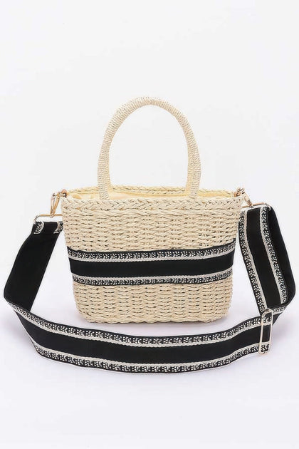 FASHNZFAB Small Tote Bag White One Size 2