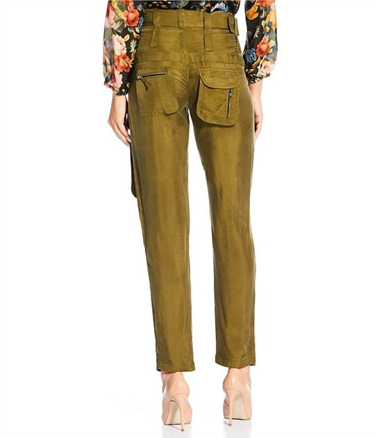 Johnny Was Hailey Cargo Pant Yellow 4 3