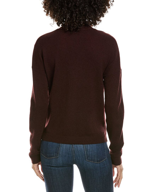 InCashmere Box Wool & Cashmere-Blend Cardigan Red XL 3