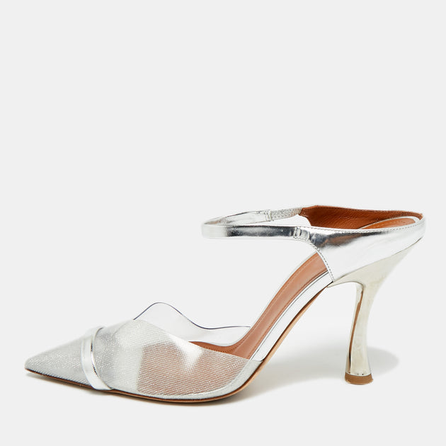 Malone Souliers Iona Mules Silver EU 38.5 2
