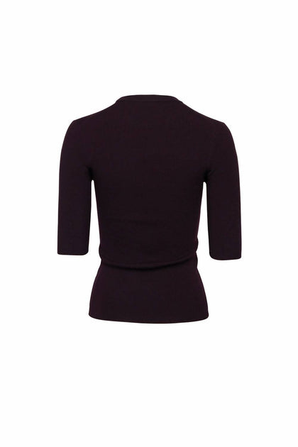 A.L.C. Damen Josie Kurzarm Top lila Small 3