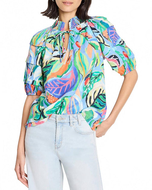 Nic + Zoe Island Beat Top Multi Large 3