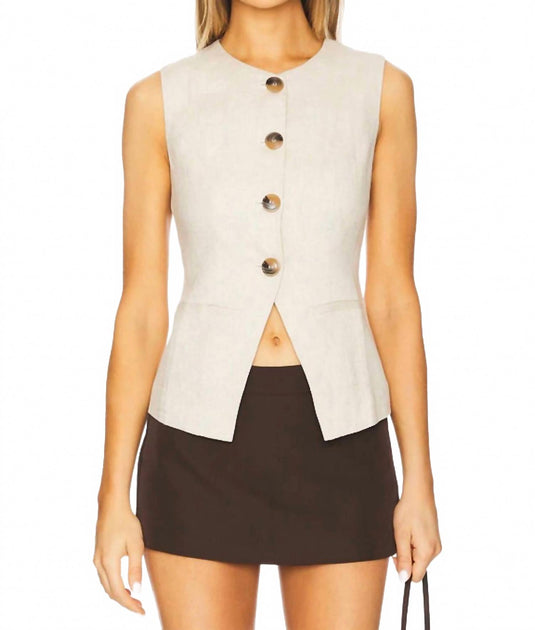 Heartloom Emerson Vest White Large 2