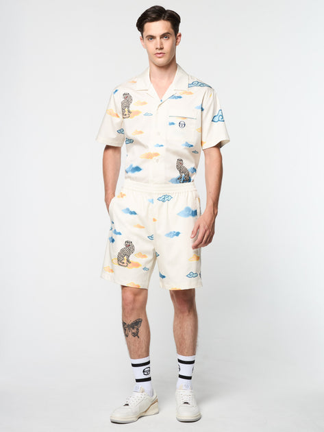 Sergio Tacchini Nuvola Tencel Cabana Short Weiß 4XLarge 3