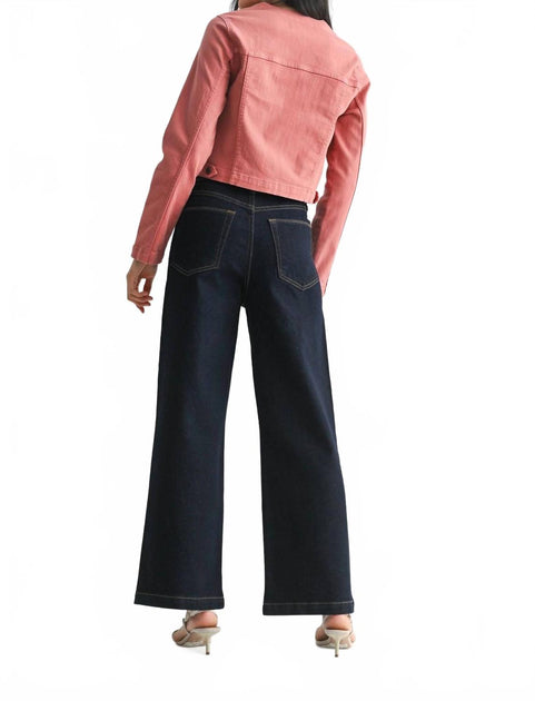 JUST BLACK DENIM Patch Pocket Wide Leg Jeans Blau 31 3