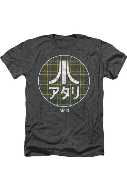 Gildan Atari Japanese Grid T-Shirt Grey XXL 2