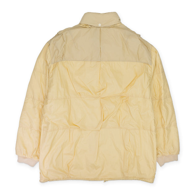 Our Legacy Cream Nylon Zip Up Jacket Yellow EU 50 3