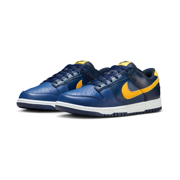 Nike Dunk Low Retro Navy Yellow Men's Shoes US 8 2