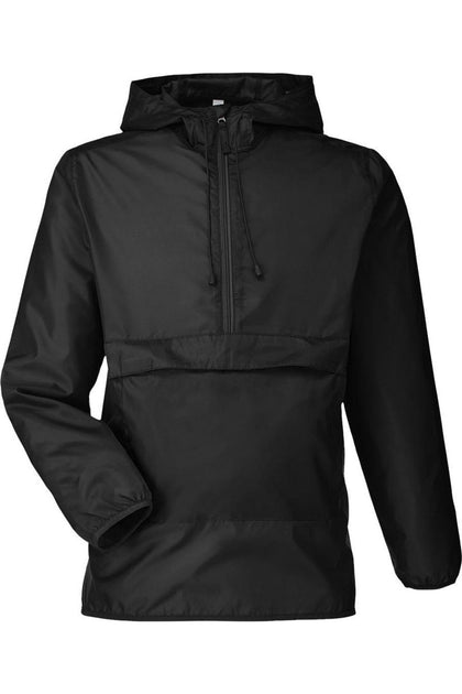 Team 365 Zone Protect Packable Anorak Jacket Black Small 2
