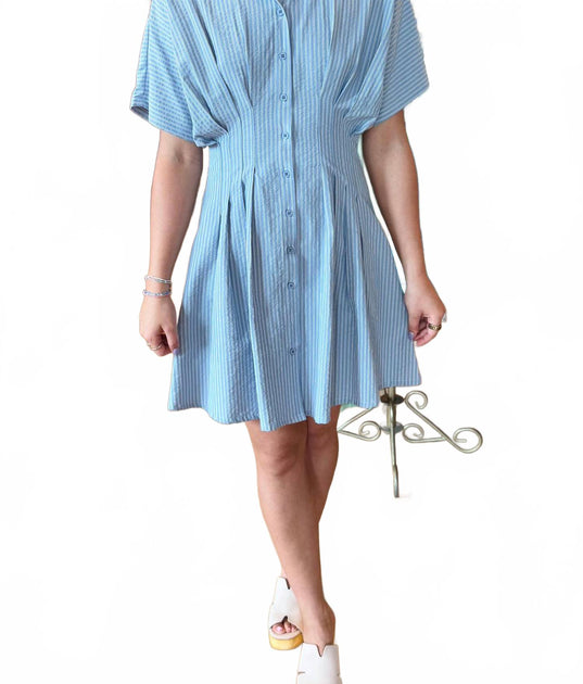 Sincerely Ours Twyla Robe Mini Bleu Small 2