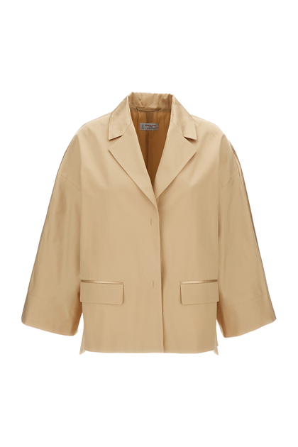 Alberto Biani Boxy Jacket Beige EU 40 2