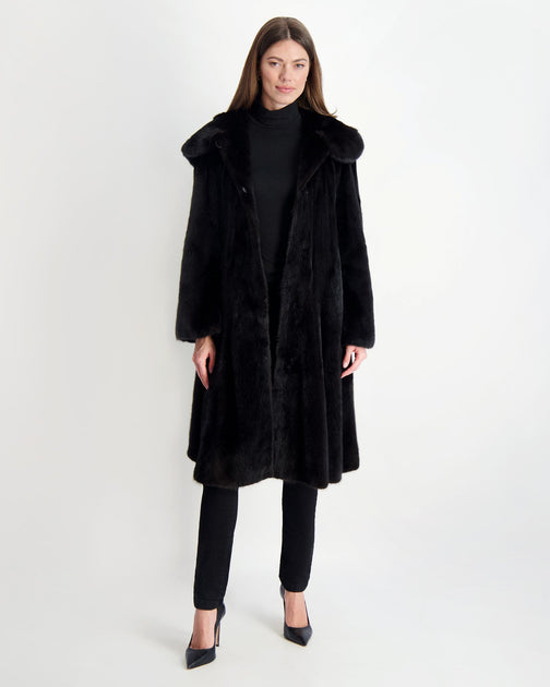 Gorski Mink Parka Brown Small 3