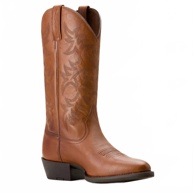Ariat Heritage R Toe Western Boot Brown 9 3