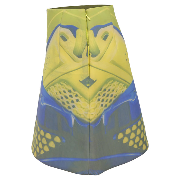 Mary Katrantzou Printed Mini Pencil Skirt Multicolor UK 6 3