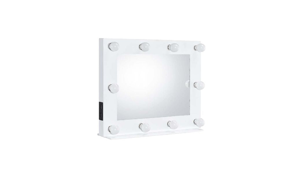 Hivvago 26 Inch Accent Mirror White 2